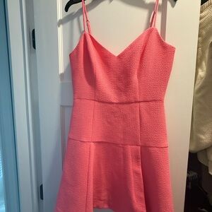 Black Halo hot pink mini dress